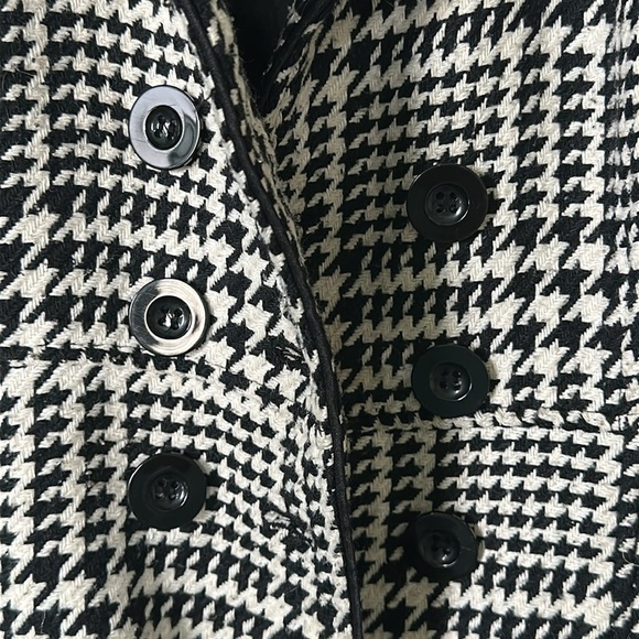 BCX Houndstooth Black and White Jacket Size M - Picture 9 of 10